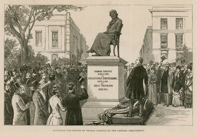 Statue of Thomas Carlyle by English School
