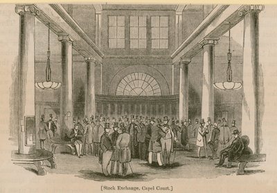 Stock Exchange, Capel Court by English School