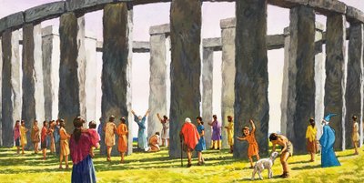 Stonehenge by English School