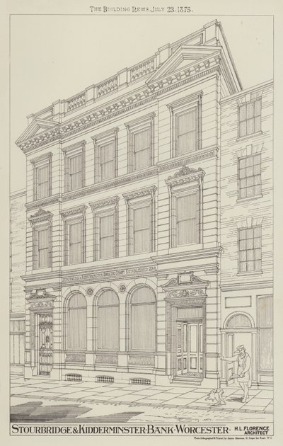 Stourbridge and Kidderminster Bank, Worcester by English School