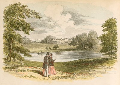 Strathfieldsaye, country residence of the Duke of Wellington by English School