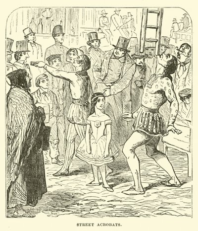Street Acrobats by English School