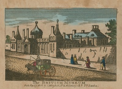 Street Scene and the British Museum by English School