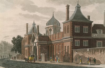 Street Scene Near the British Museum by English School