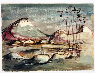 Study for a Landscape, 1957 by English School