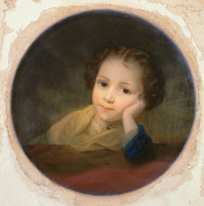 Study of a Child, c.1850 by English School