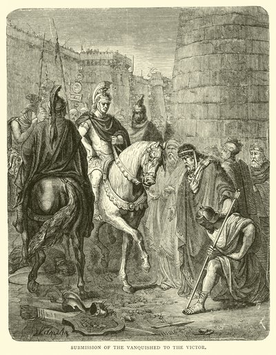 Submission of the Vanquished to the victor by English School
