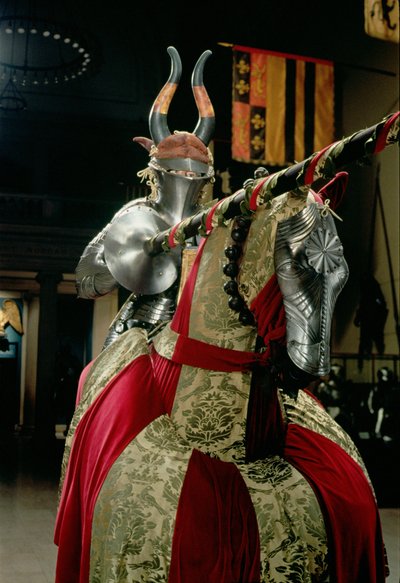 Suit of armour and matching horse armour by English School