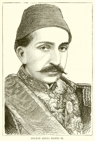 Sultan Abdul Hamid II by English School