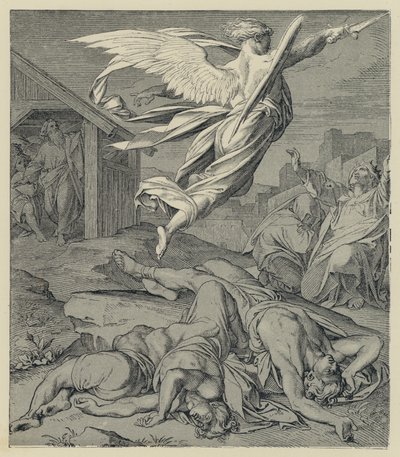 Summons of the Destroying Angel to Babylon by English School