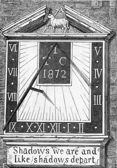 Sun-dial in Middle Temple by English School