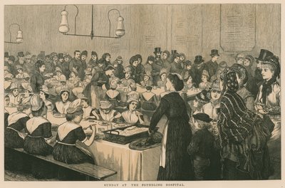 Sunday at the Foundling Hospital by English School