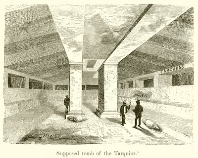 Supposed Tomb of the Tarquins by English School