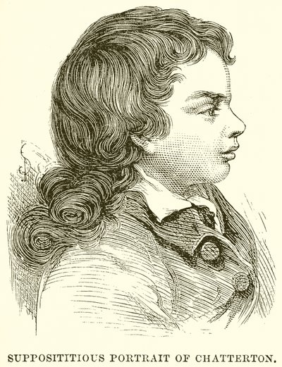 Supposititious Portrait of Chatterton by English School