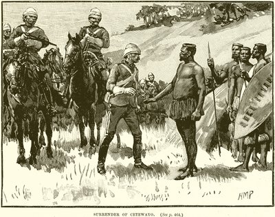 Surrender of Cetewayo by English School