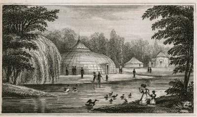 Surrey Zoological Gardens by English School