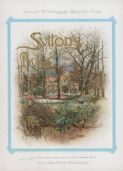 Suttons Bulbs for 1896 by English School