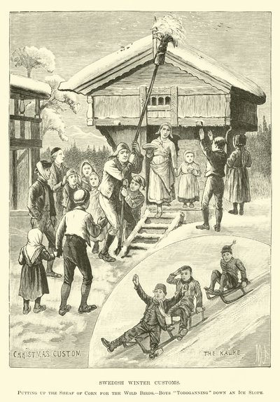 Swedish Winter customs by English School