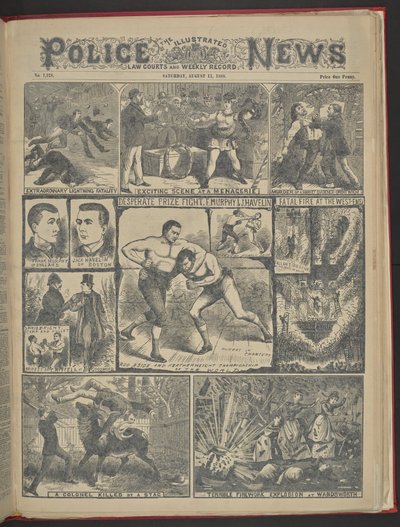 Terrible Firework Explosion at Wandsworth, Illustrated Police News by English School