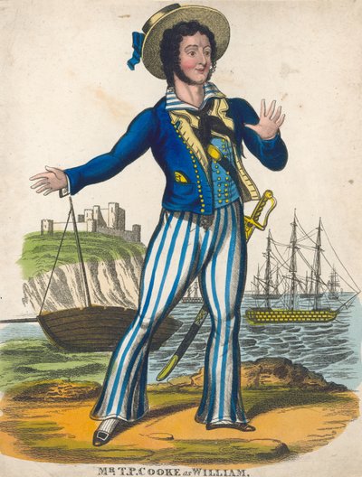 T P Cooke as the sailor hero of Black Eyed Susan by English School