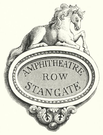 Tablets for Street-Corners, Amphitheatre Row, Stangate by English School