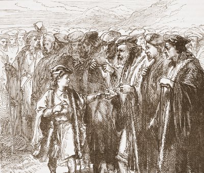 Taborites selecting a pastor by English School
