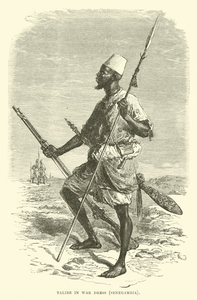Talibe in War Dress, Senegambia by English School