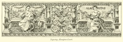 Tapestry, Hampton Court by English School