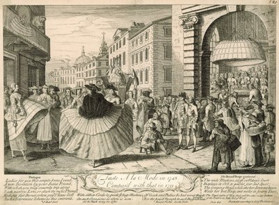 Taste à la Mode in 1748 Compared with That in 1711 by English School