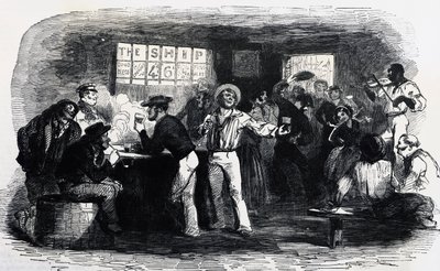 Tavern frequented by sailors by English School