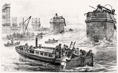 Tay Bridge Disaster: Diving Operations in Search of the Wreck of the Railway Train by English School