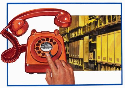 Telephone and Telephone Exchange by English School