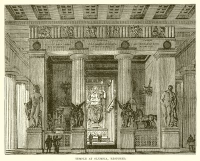 Temple at Olympia by English School