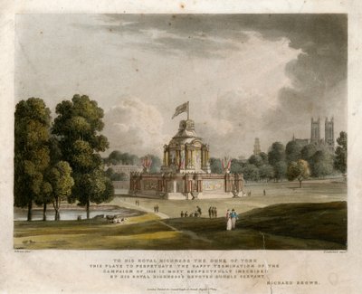 Temple of Concord for the Peace of 1814 by English School