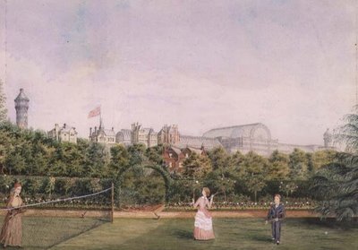 Tennis at Crystal Palace by English School