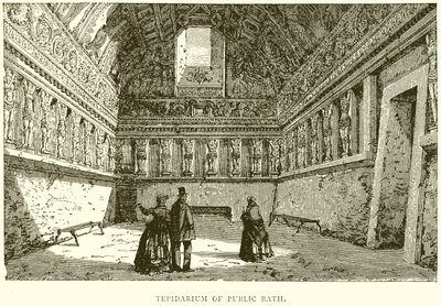 Tepidarium of Public Bath by English School