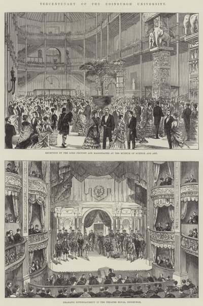 Tercentenary of the Edinburgh University by English School