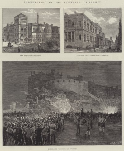 Tercentenary of the Edinburgh University by English School