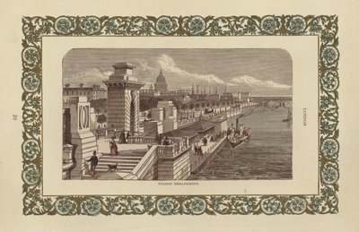 Thames Embankment by English School