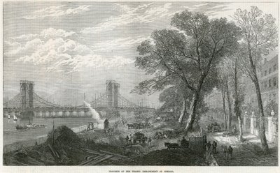 Thames Embankment at Chelsea by English School