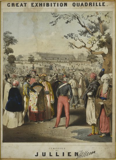 The 1851 Union Polka. Respectfully inscribed to the Mechanical Genius of All Nations by J.G Jones, Master of the Band 16th Queens Lancers, 1851 by English School