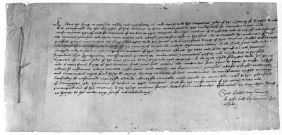 The Act of Supremacy recognising Henry VIII as the head of the Church of England, 1534 by English School
