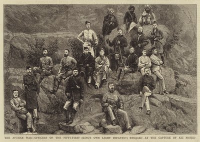 The Afghan War, Officers of the Fifty-First (King