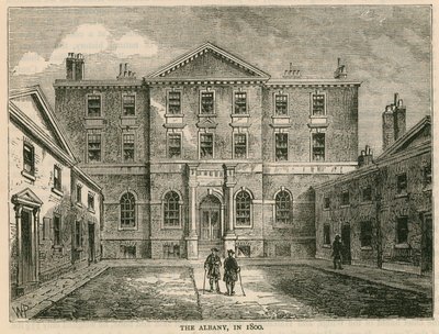 The Albany, London, in 1800 by English School