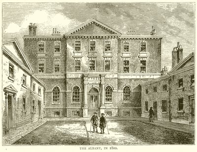 The Albany, in 1800 by English School