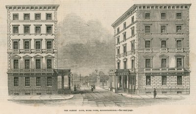 The Albert Gate, Hyde Park, Knightsbridge by English School