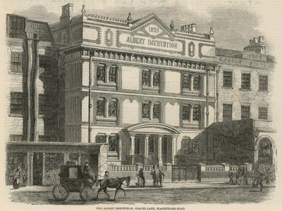 The Albert Institution, Gravel Lane, Blackfriars Road, London by English School