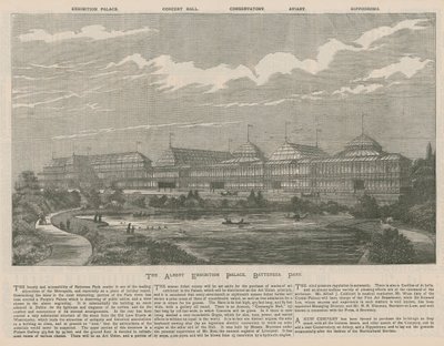 The Albert Exhibition in Battersea Park by English School