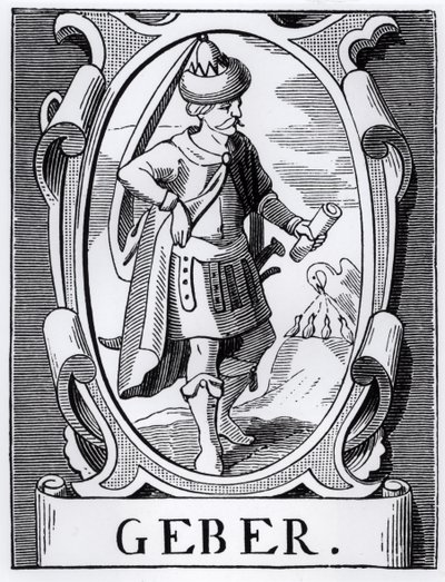 The Alchemist Geber (14th Century) Illustration from Science and Literature in the Middle Ages and the Renaissance, Written and Engraved by Paul Lacroix, 1878 by English School