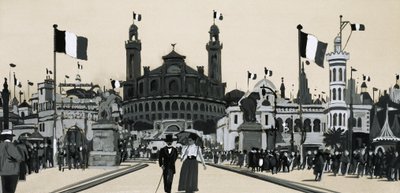 The Algerian Section of the International Exhibition Held in Paris in 1900 by English School